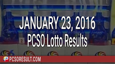 EZ2 Results January 2016 .
